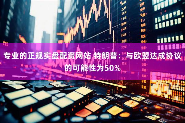 专业的正规实盘配资网站 特朗普：与欧盟达成协议的可能性为50%